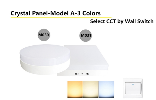 Crystal Panel-Model A-3 Colors