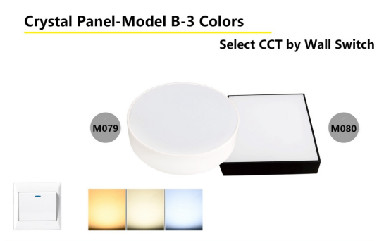 Crystal Panel-Model B-3 Colors