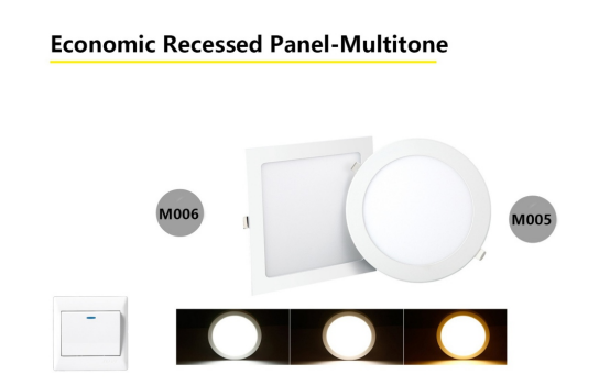 Economic Recessed Panel-Multitone