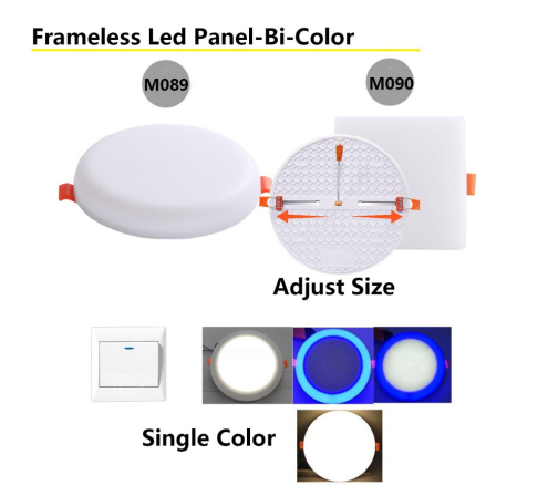 Frameless Led Panel-Bi-Color